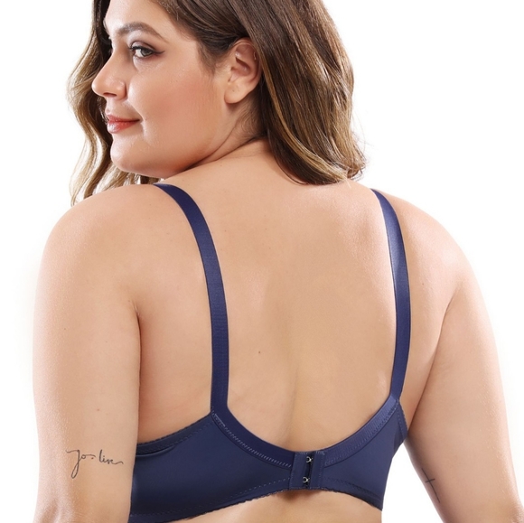 ZC Marshmallow White ANGELIC BEAUTY WIRED BRA - LINGERIA - Lace  bra 3 - Picture 4 of 11